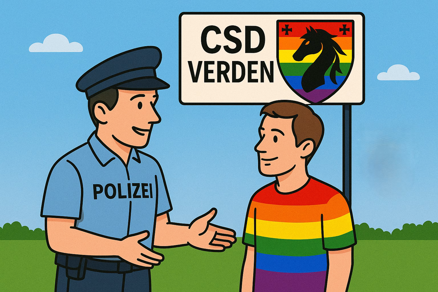 Risiko oder Chance? Polizeiteilnahme am CSD Verden: Dialog wagen – mit Achtsamkeit und Respekt